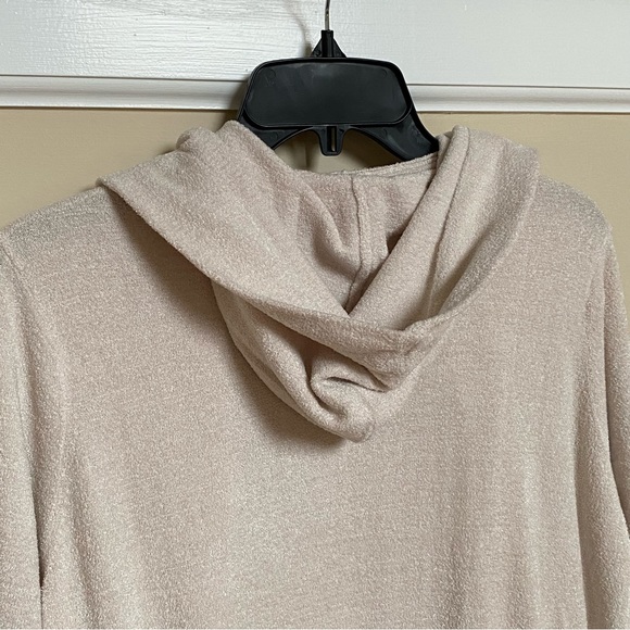 Barefoot Dreams Cozychic Lite Hooded Cardigan Sand Dune Small - Picture 5 of 11